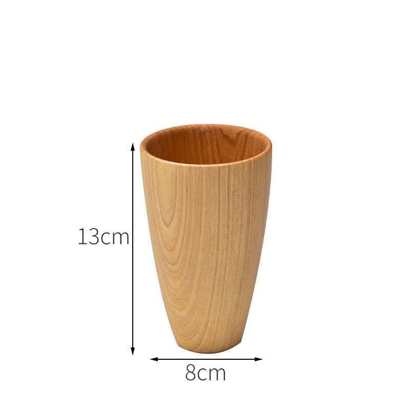 EcoNest Kitchen Anti-Scald Wooden Tea Cup Goblet – Eco-Friendly Minimalist Drinking Cup