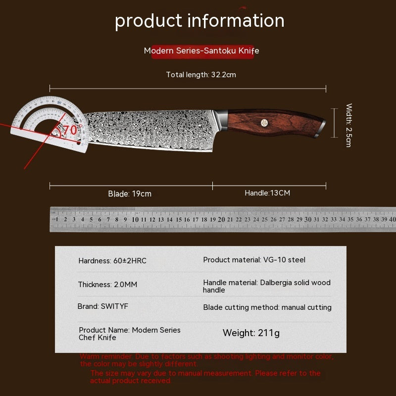 Damascus Steel VG10 Sande Knife Chef Knife