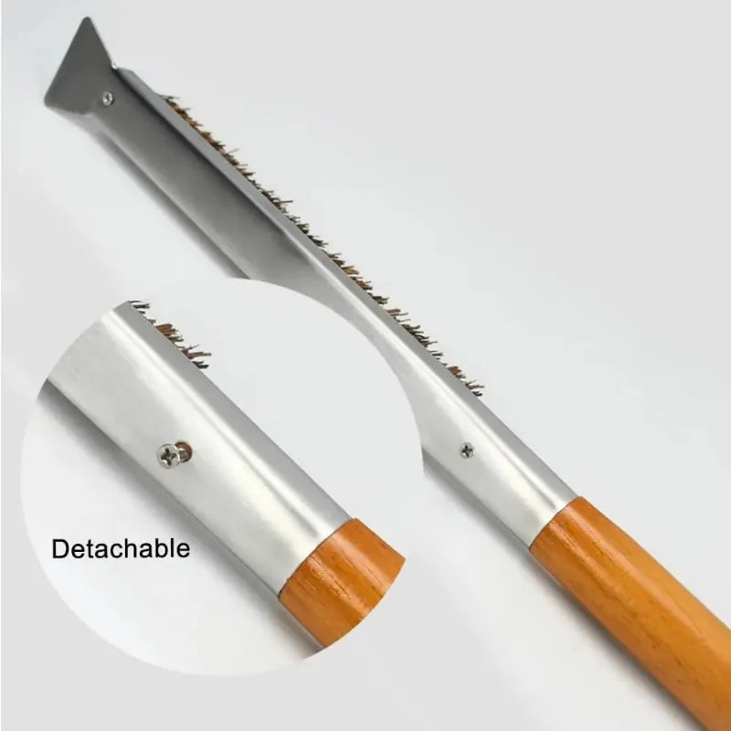 EcoNest Kitchen Pizza Oven Accessories Set featuring stainless steel pizza wheel, oven brush, rocker cutter, and peel shovel