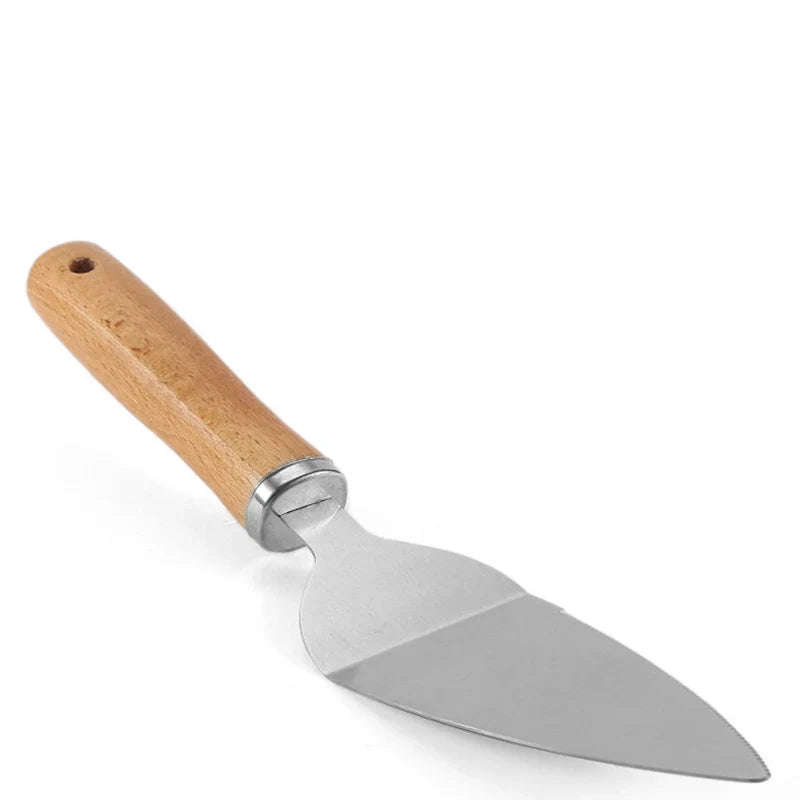 EcoNest Kitchen Pizza Oven Accessories Set featuring stainless steel pizza wheel, oven brush, rocker cutter, and peel shovel