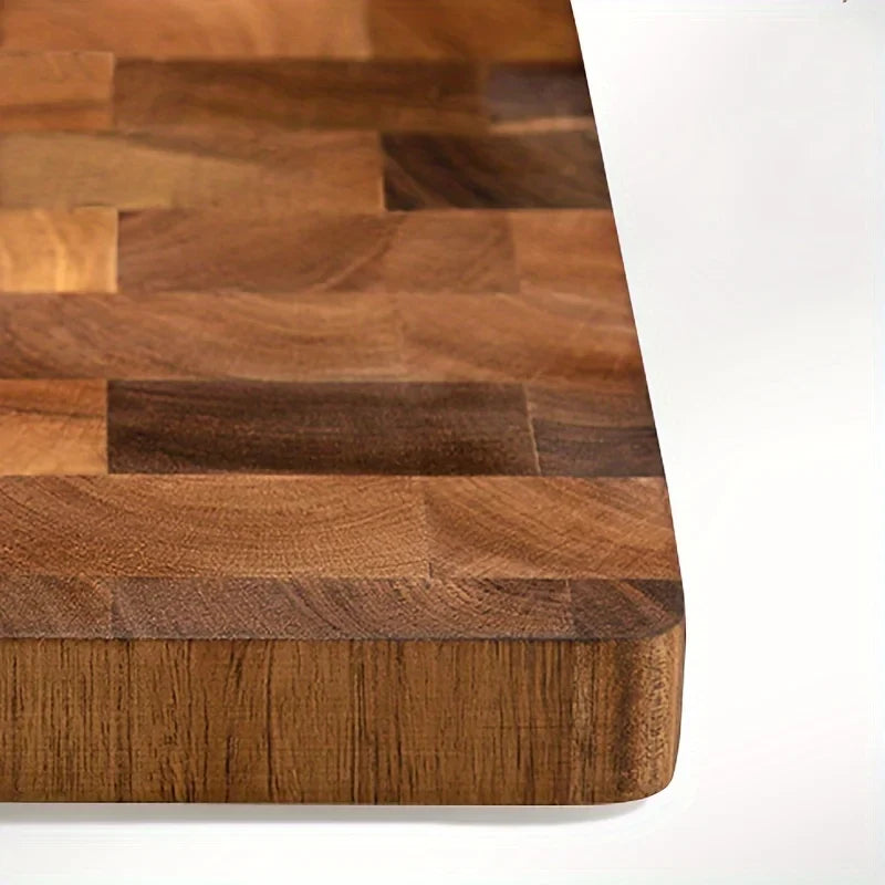 EcoNest Kitchen Acacia Wooden Cutting Board: Butcher block for meat, cheese, bread, vegetables, and fruits, ideal for charcuterie and food prep.