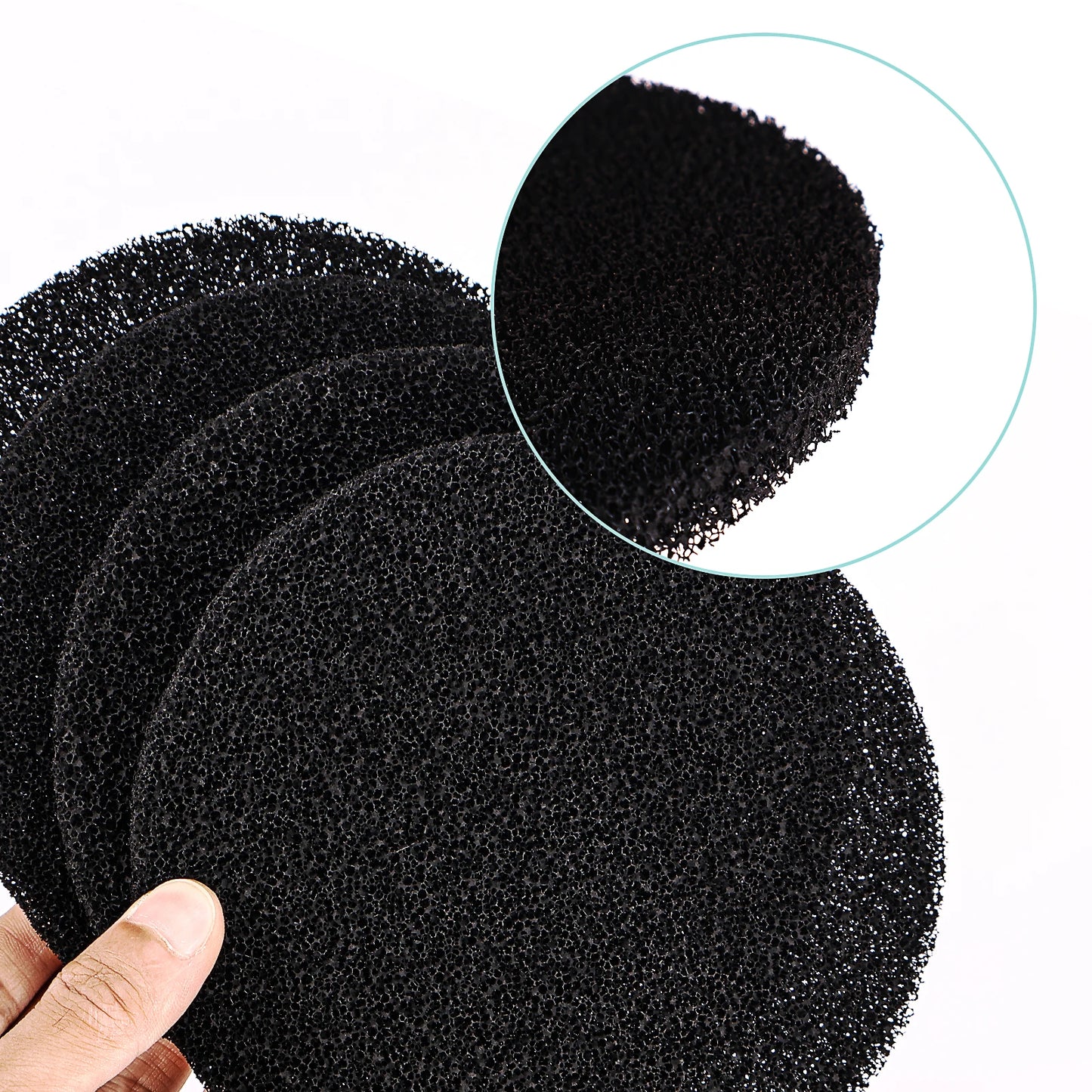 EcoNest Kitchen Activated Charcoal Compost Bin Filters – 12 Pieces