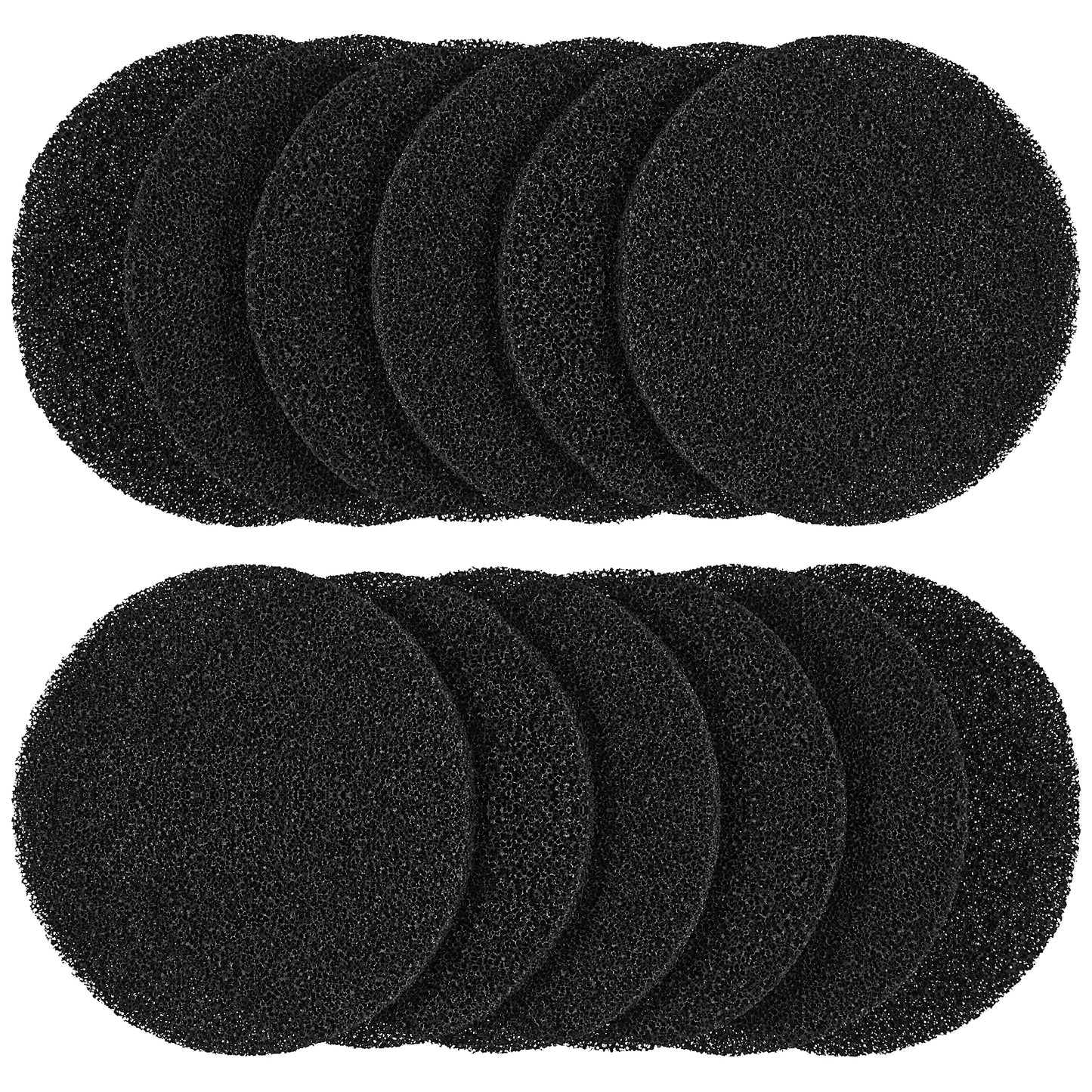 EcoNest Kitchen Activated Charcoal Compost Bin Filters – 12 Pieces