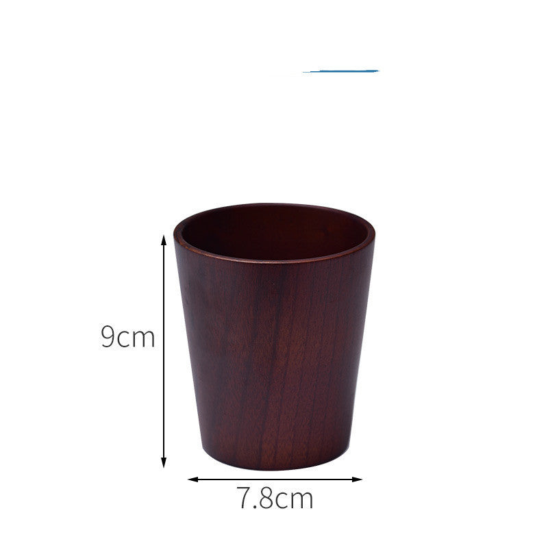 EcoNest Kitchen Anti-Scald Wooden Tea Cup Goblet – Eco-Friendly Minimalist Drinking Cup