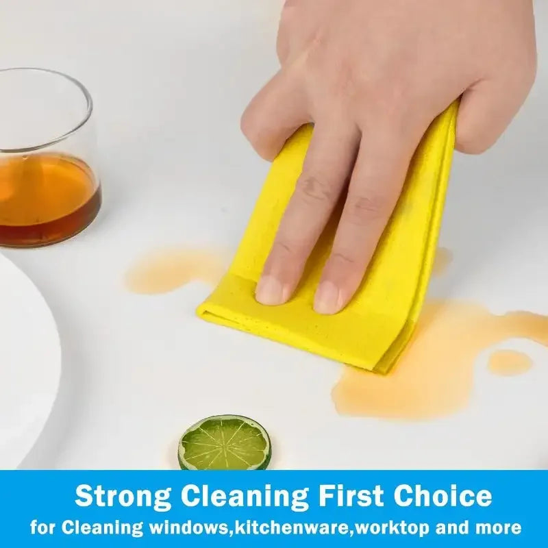EcoNest Kitchen's 10 Pack Swedish Dishcloths - Reusable and Absorbent Sponge Cloths for Kitchen Cleaning and Dishwashing
