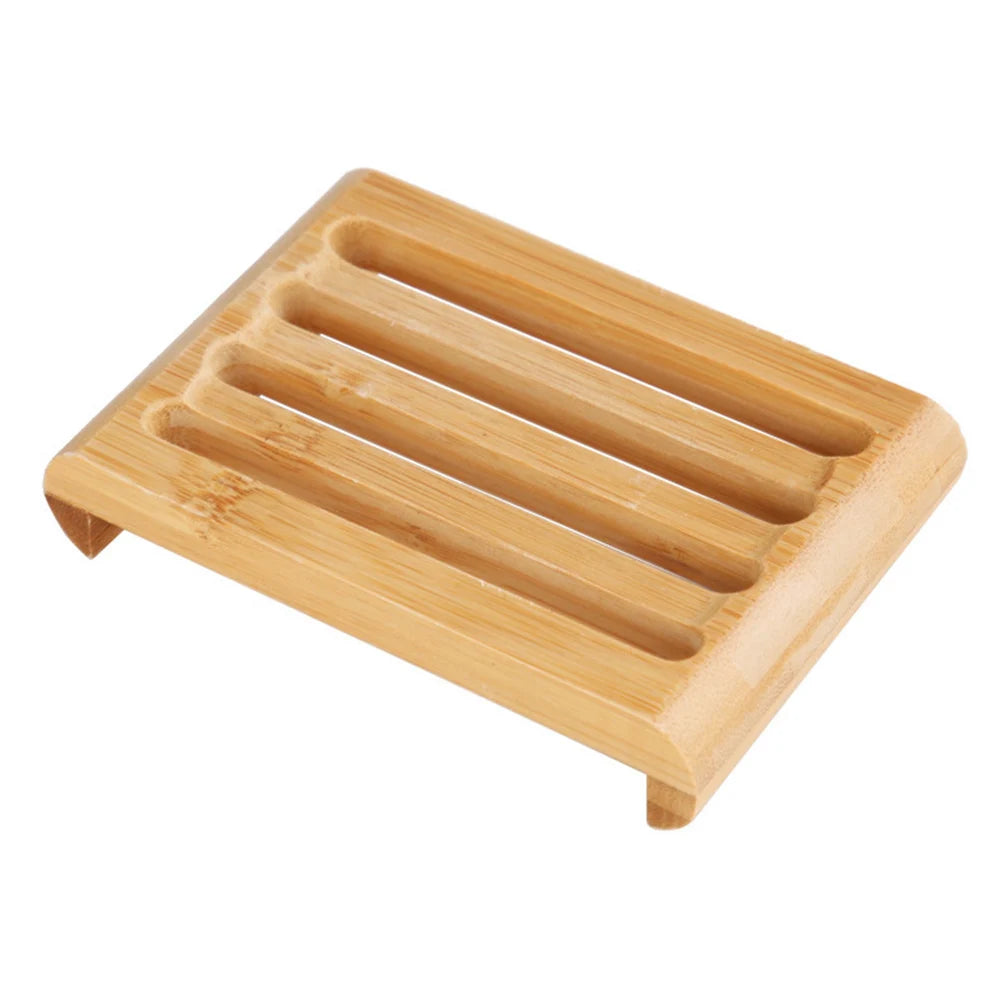 EcoNest Kitchen's Bamboo Soap Dish Set - Sustainable, Chemical-Free