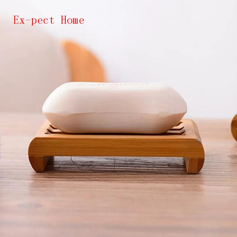 EcoNest Kitchen natural bamboo soap dish, Japanese-style holder