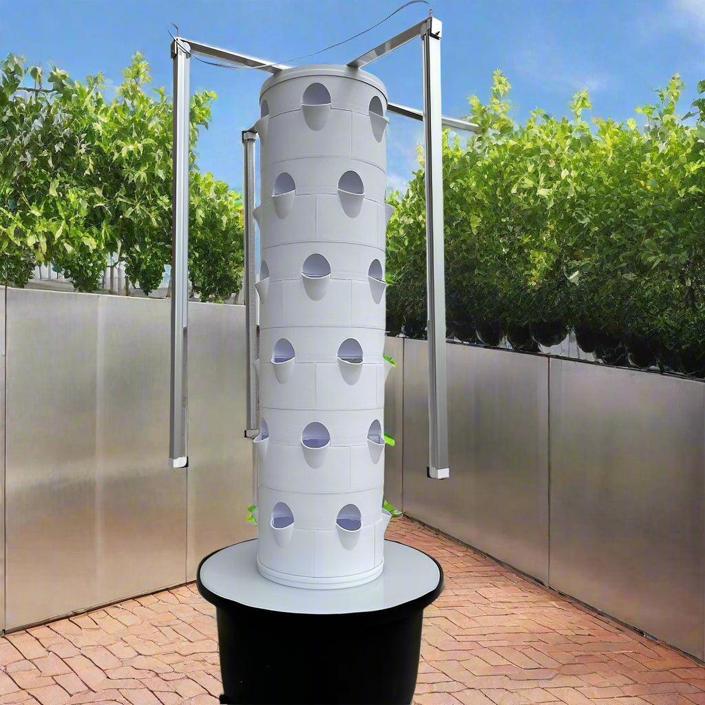 EcoNest FORTOP Vertical Aeroponic Hydroponics System with 36 planting sites for efficient indoor gardening.