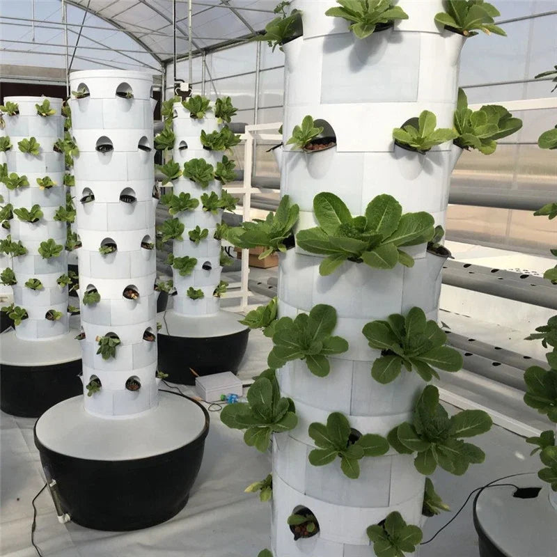 EcoNest FORTOP Vertical Aeroponic Hydroponics System with 36 planting sites for efficient indoor gardening.