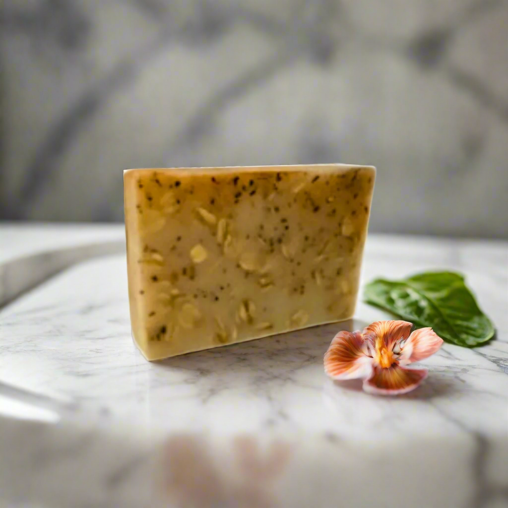 Honey, Hibiscus & Oatmeal Handmade Soap