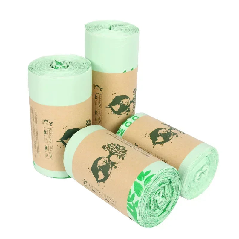 EcoNest Kitchen biodegradable trash bags – 50pcs compostable liners in 6L, 8L, 10L sizes for kitchen bins