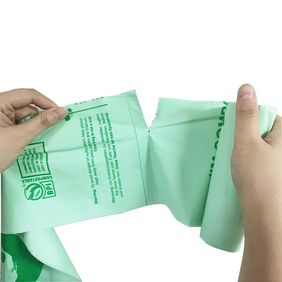 EcoNest Kitchen biodegradable trash bags – 50pcs compostable liners in 6L, 8L, 10L sizes for kitchen bins