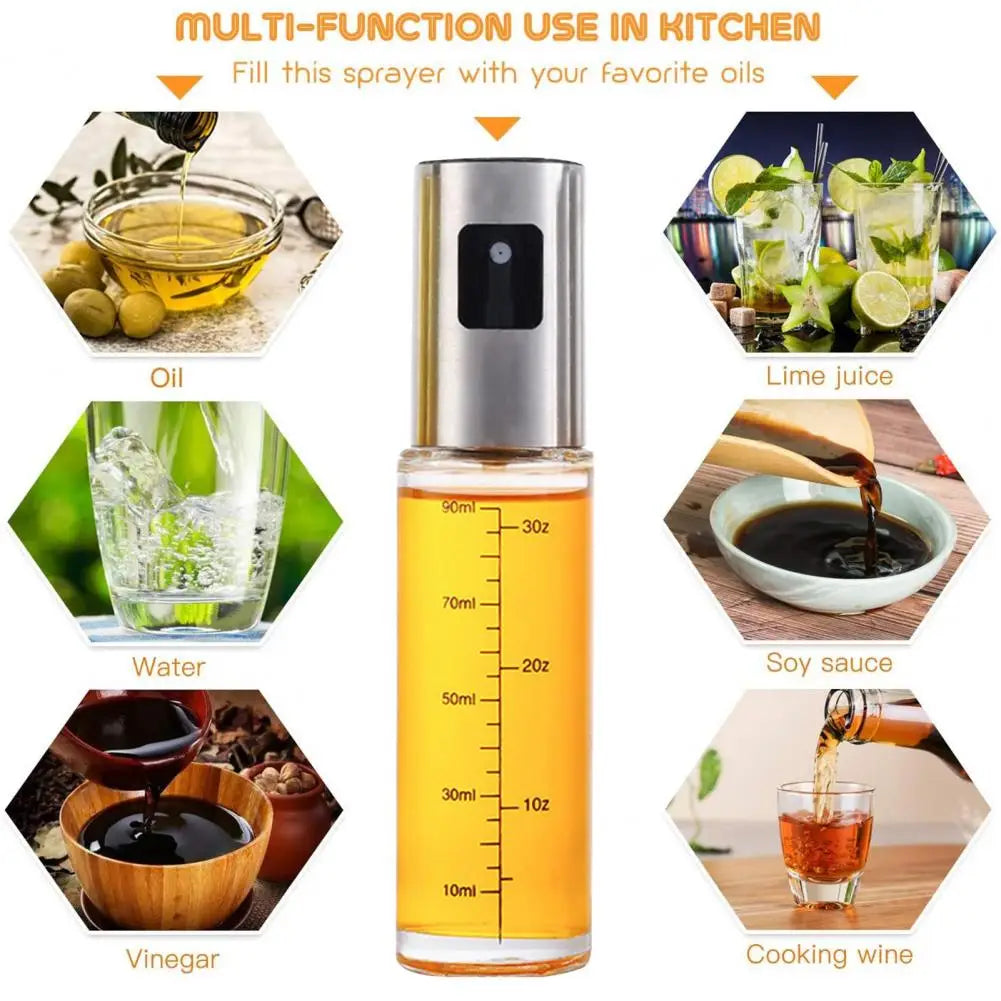 EcoNest Kitchen Eco-Friendly Glass Olive Oil Sprayer for Cooking and Air Fryer