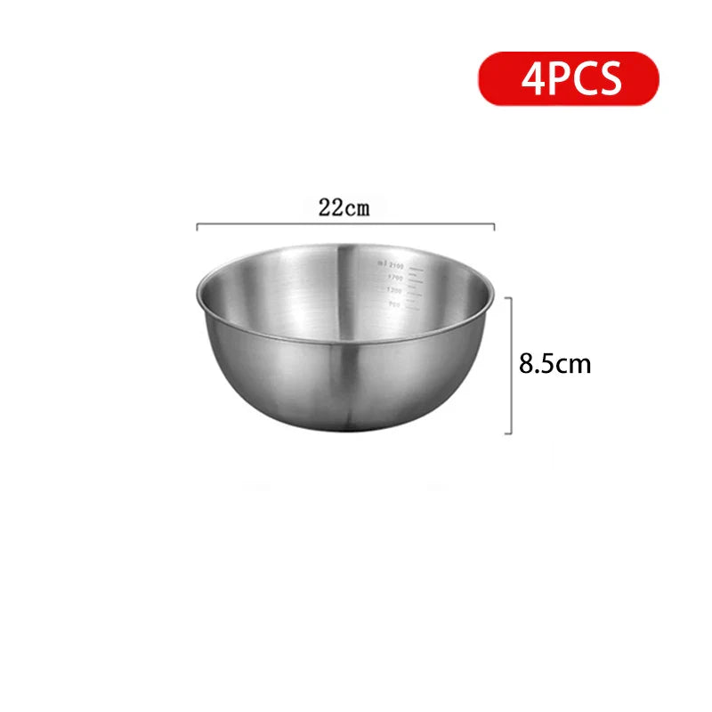 EcoNest Kitchen Stainless Steel Multipurpose Bowls Set