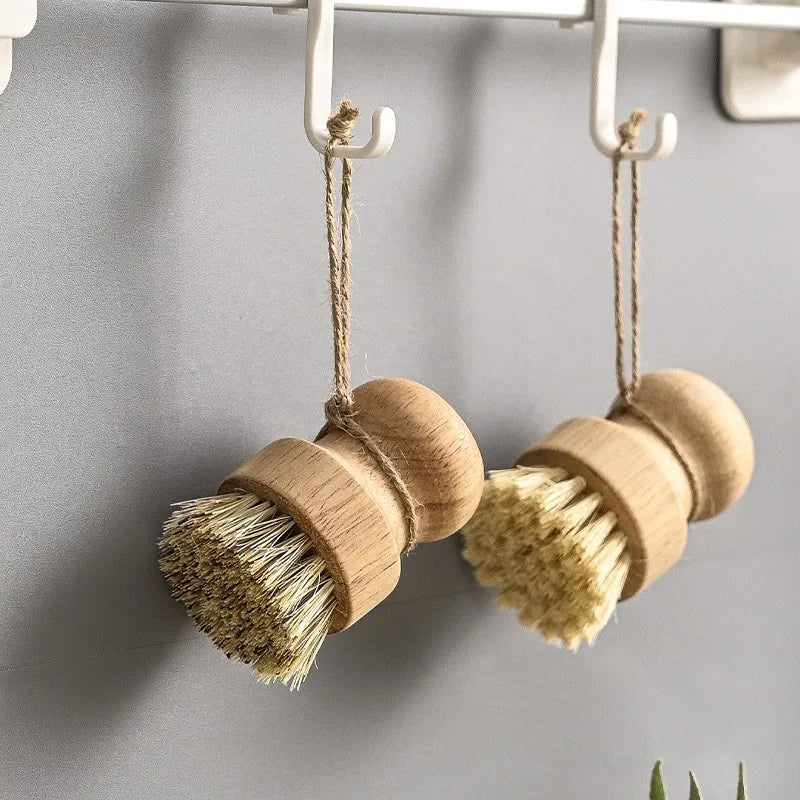 EcoNest Kitchen Wooden Dish Brush with Sisal Bristles