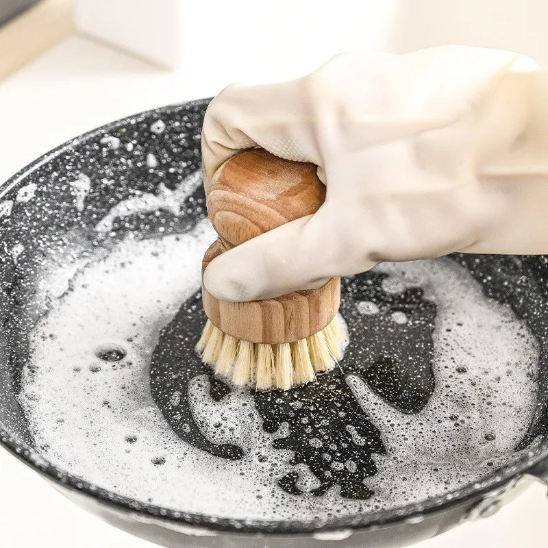 EcoNest Kitchen Wooden Dish Brush with Sisal Bristles