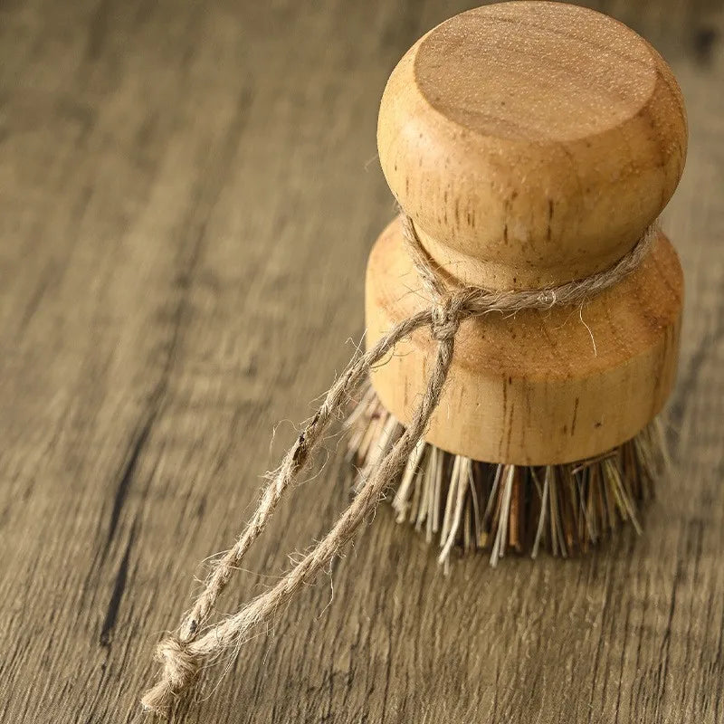 EcoNest Kitchen Wooden Dish Brush with Sisal Bristles