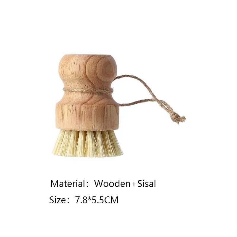 EcoNest Kitchen Wooden Dish Brush with Sisal Bristles