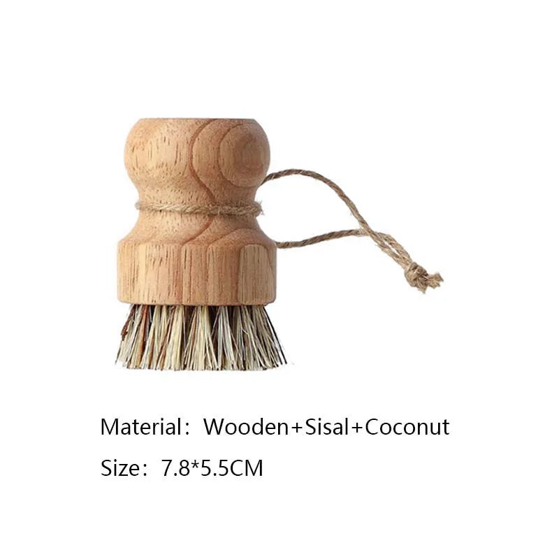 EcoNest Kitchen Wooden Dish Brush with Sisal Bristles