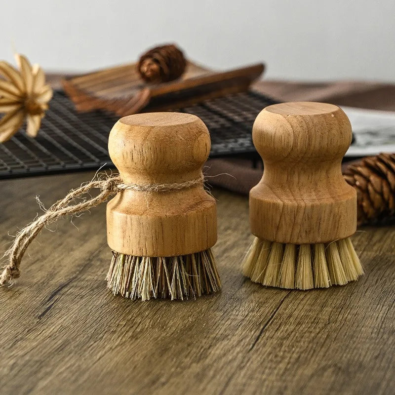 EcoNest Kitchen Wooden Dish Brush with Sisal Bristles