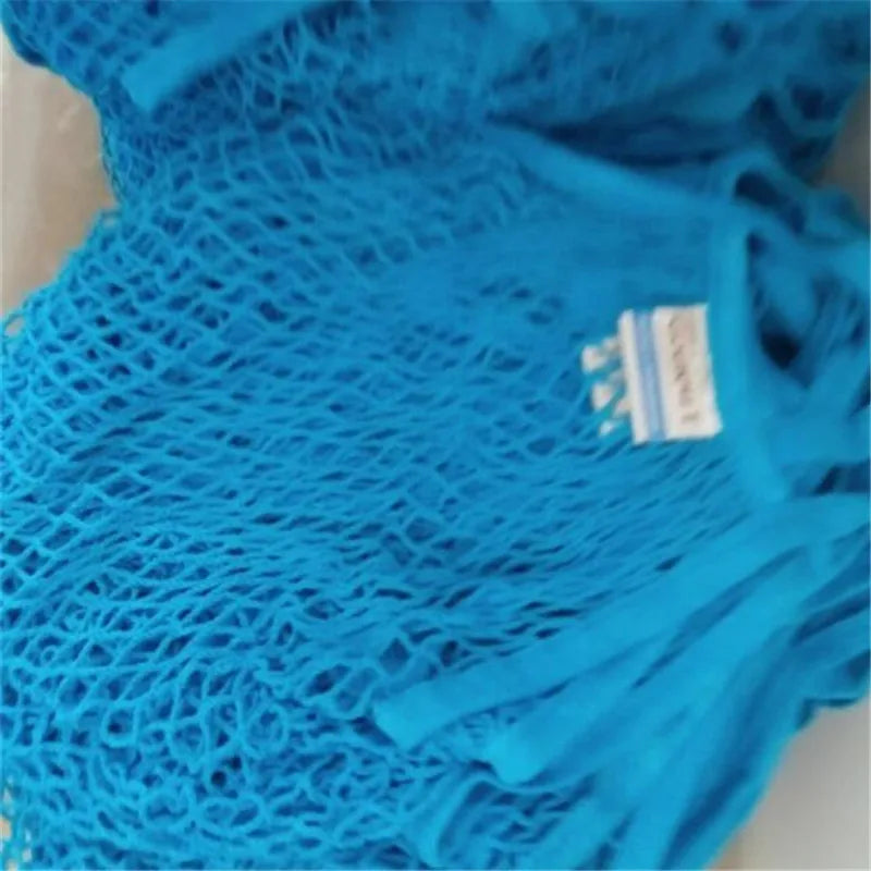 EcoNest Kitchen portable cotton mesh grocery bag with handle