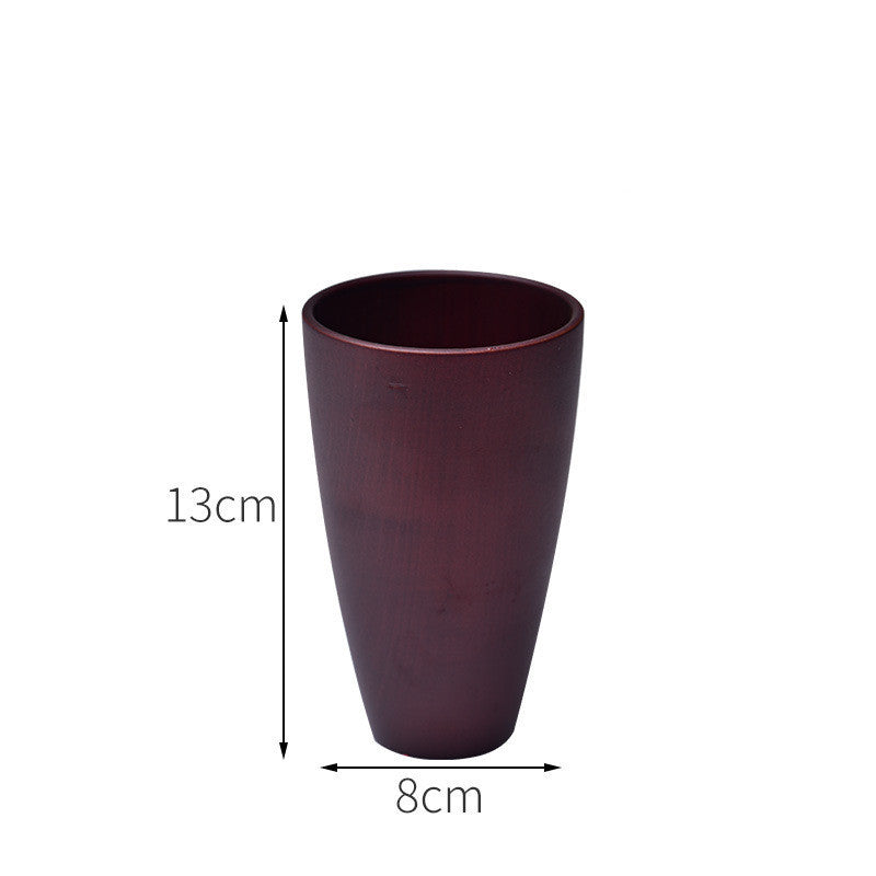 EcoNest Kitchen Anti-Scald Wooden Tea Cup Goblet – Eco-Friendly Minimalist Drinking Cup