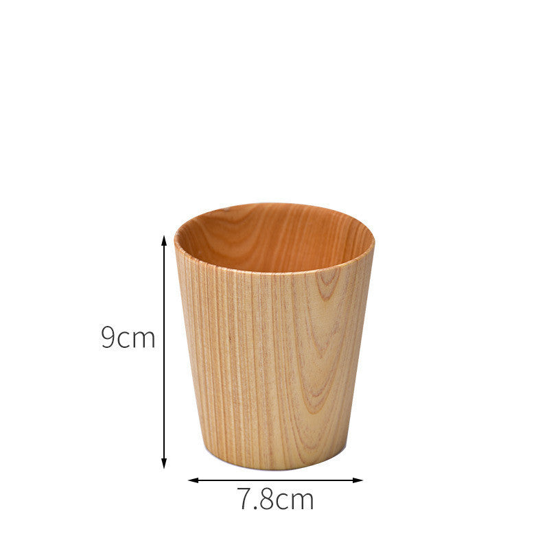 EcoNest Kitchen Anti-Scald Wooden Tea Cup Goblet – Eco-Friendly Minimalist Drinking Cup