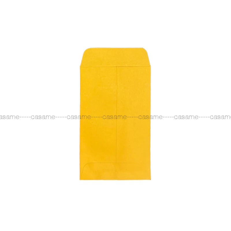 Yellow envelope on a white background