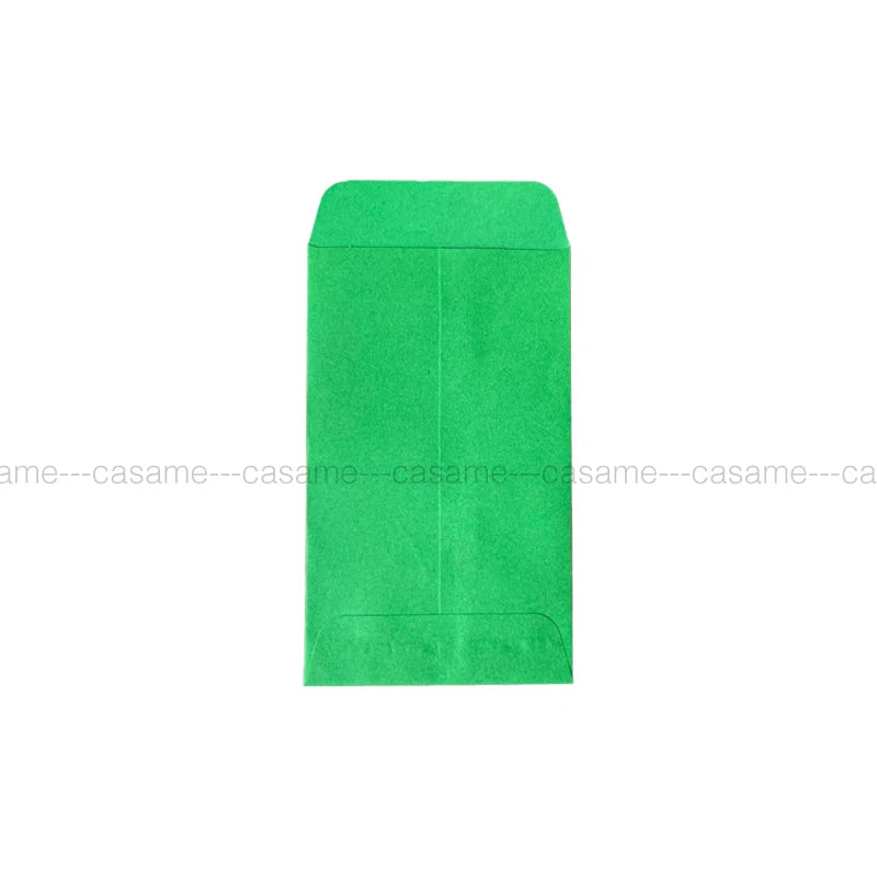 Green envelope on a white background