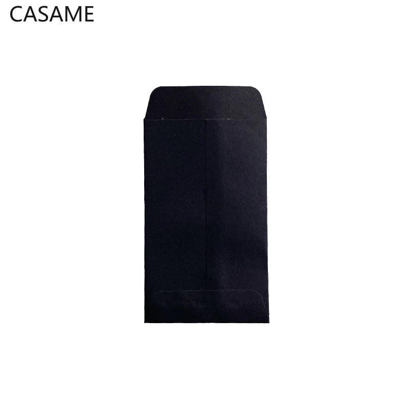 Black envelope on a white background with 'CASAME' branding.