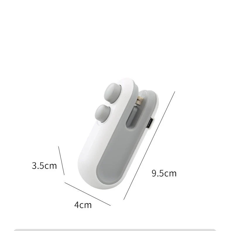 Mini USB rechargeable handheld heat sealer sealing chip bag