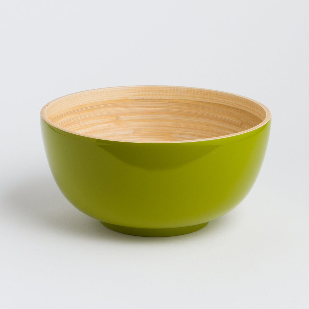 TCHON large bamboo salad bowl with elegant finish