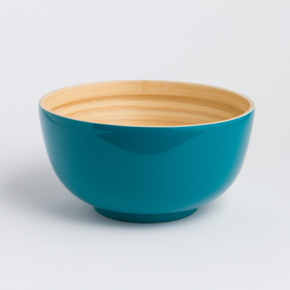 TCHON large bamboo salad bowl with elegant finish