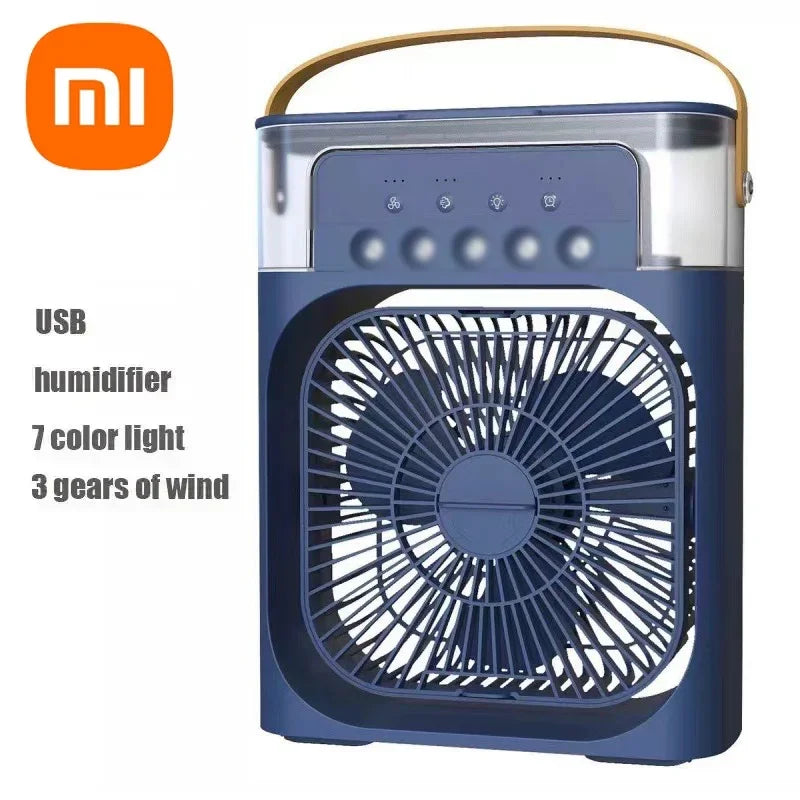 Xiaomi 3-in-1 Portable Air Conditioner Fan with LED Light and Humidifier – Eco-Friendly Personal Cooling