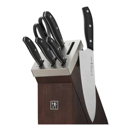 HENCKELS Definition 7 Piece Self Sharpening Block Set, Brown-0