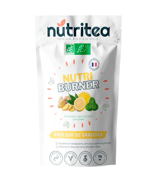 Nutritea Nutri Burner package on a white background