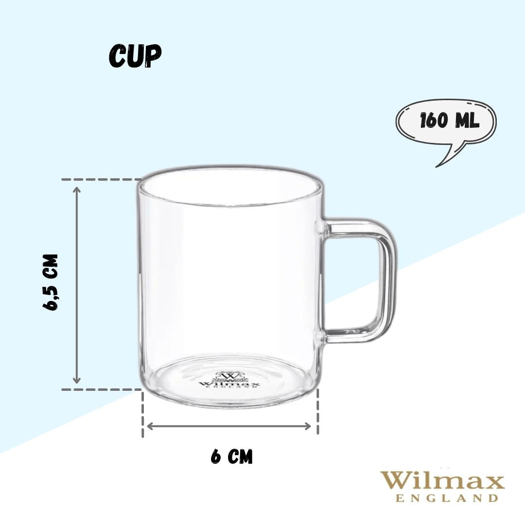 5 Oz High Temperature Shock Resistant Thermo Glass Cup