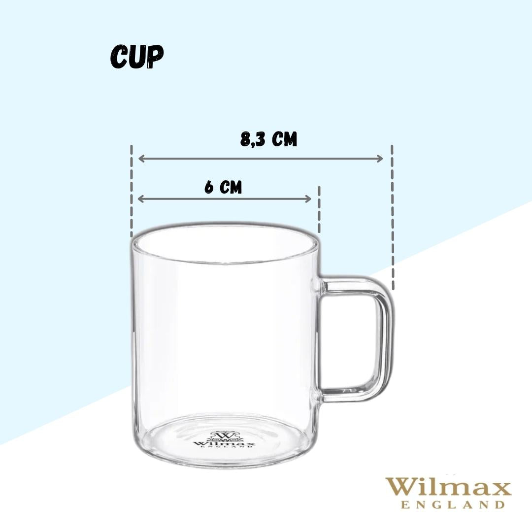 5 Oz High Temperature Shock Resistant Thermo Glass Cup