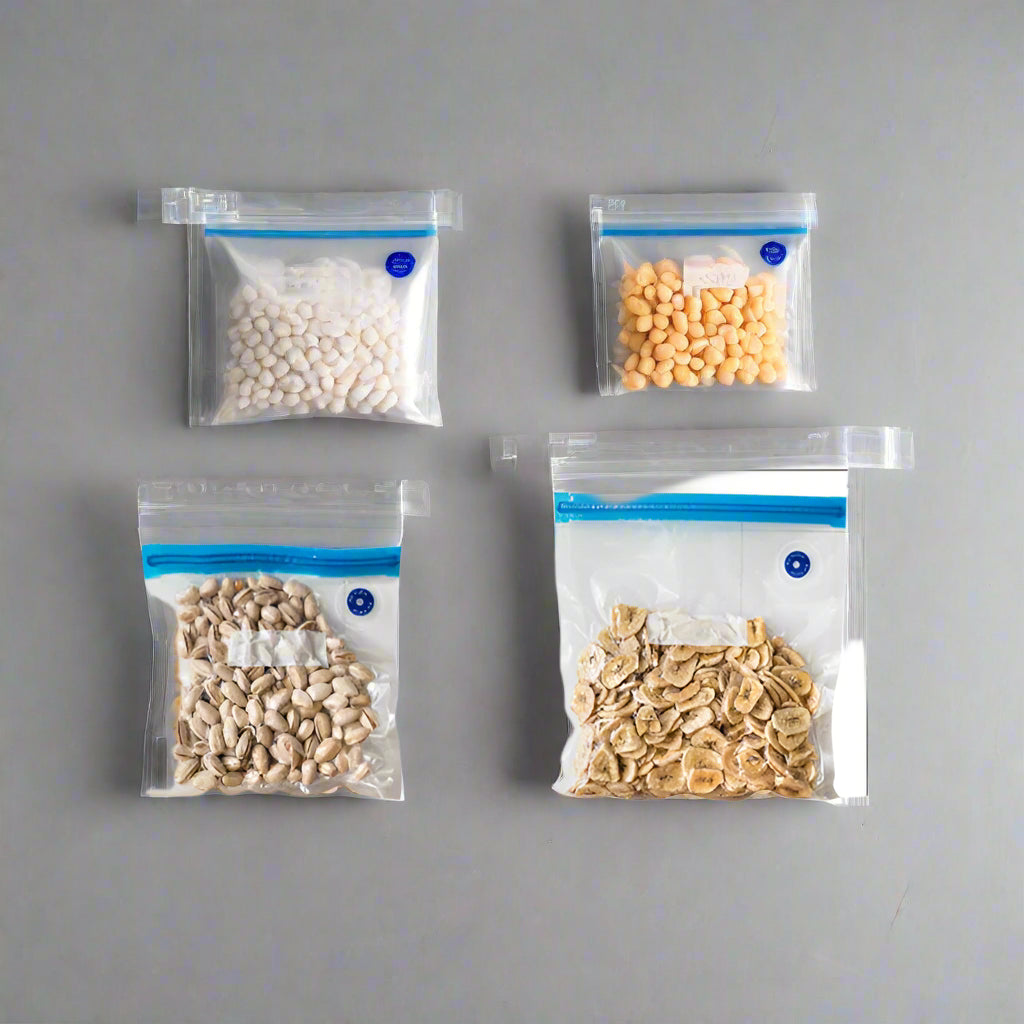 EcoNest Kitchen Vacuum Sealed Food Storage Bags - Reusable Compressed Air Packaging