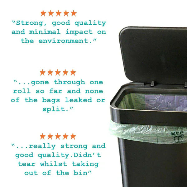 25 Biodegradable Bin Bags - 50 Litre