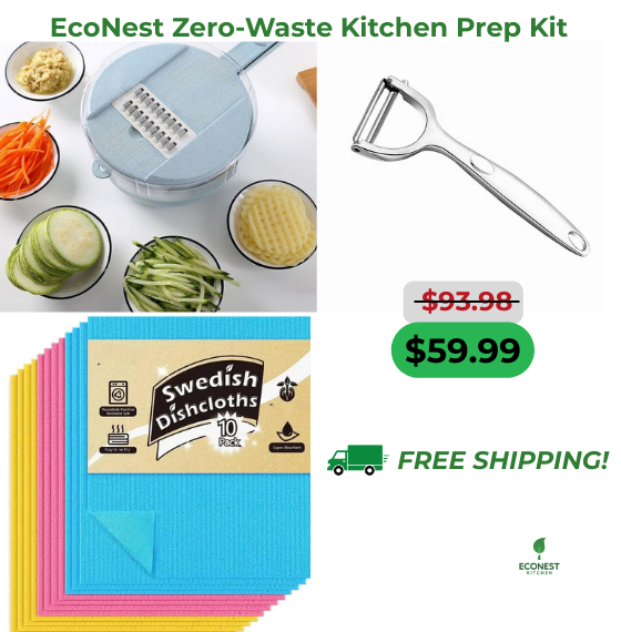 🌱 EcoNest Zero-Waste Kitchen Prep Kit