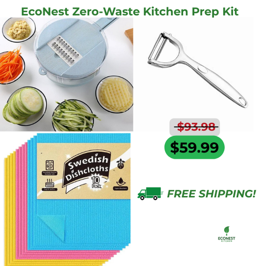 🌱 EcoNest Zero-Waste Kitchen Prep Kit