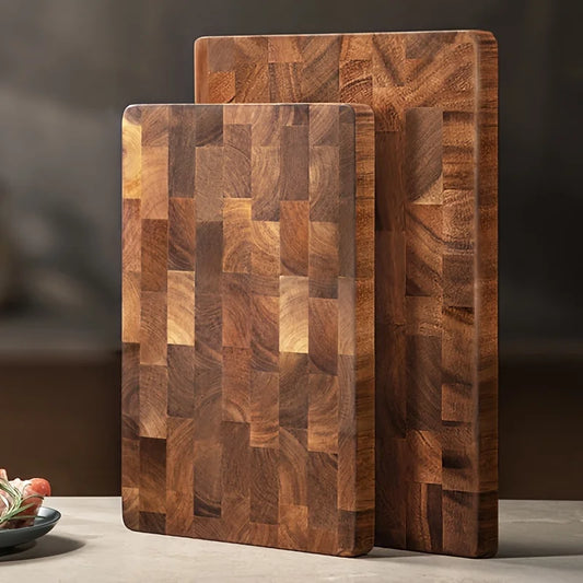 EcoNest Kitchen Acacia Wooden Cutting Board: Butcher block for meat, cheese, bread, vegetables, and fruits, ideal for charcuterie and food prep.