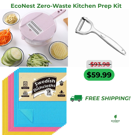 🌱 EcoNest Zero-Waste Kitchen Prep Kit