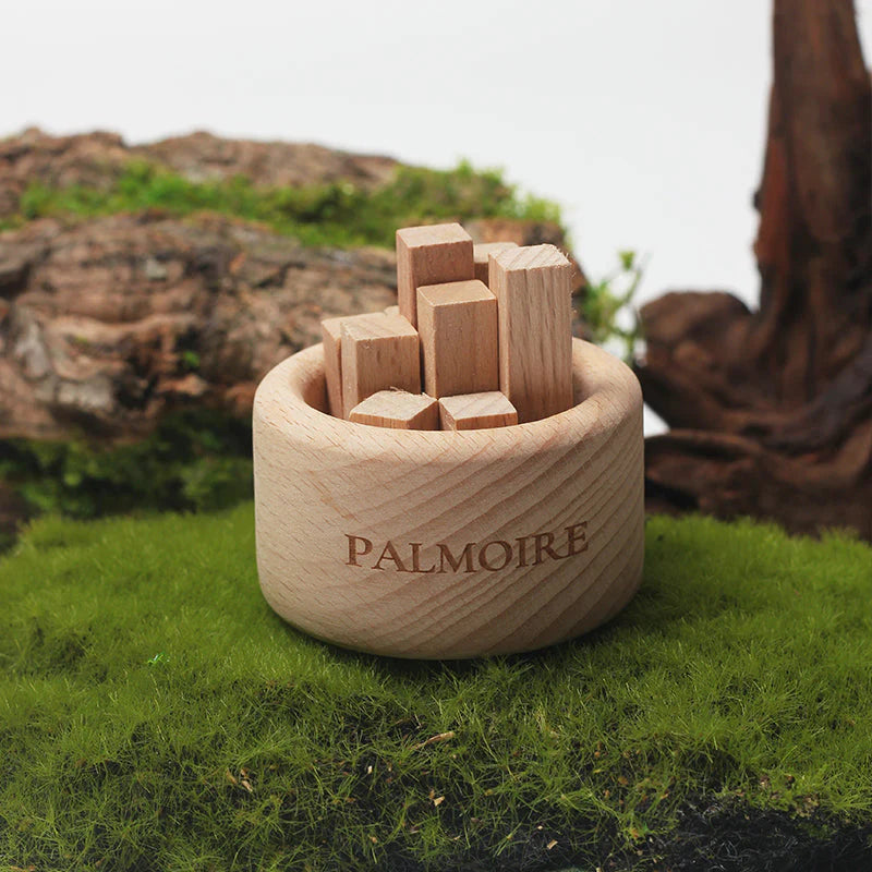 EcoNest Kitchen's sustainable beech wood essential oil diffuser with elegant design