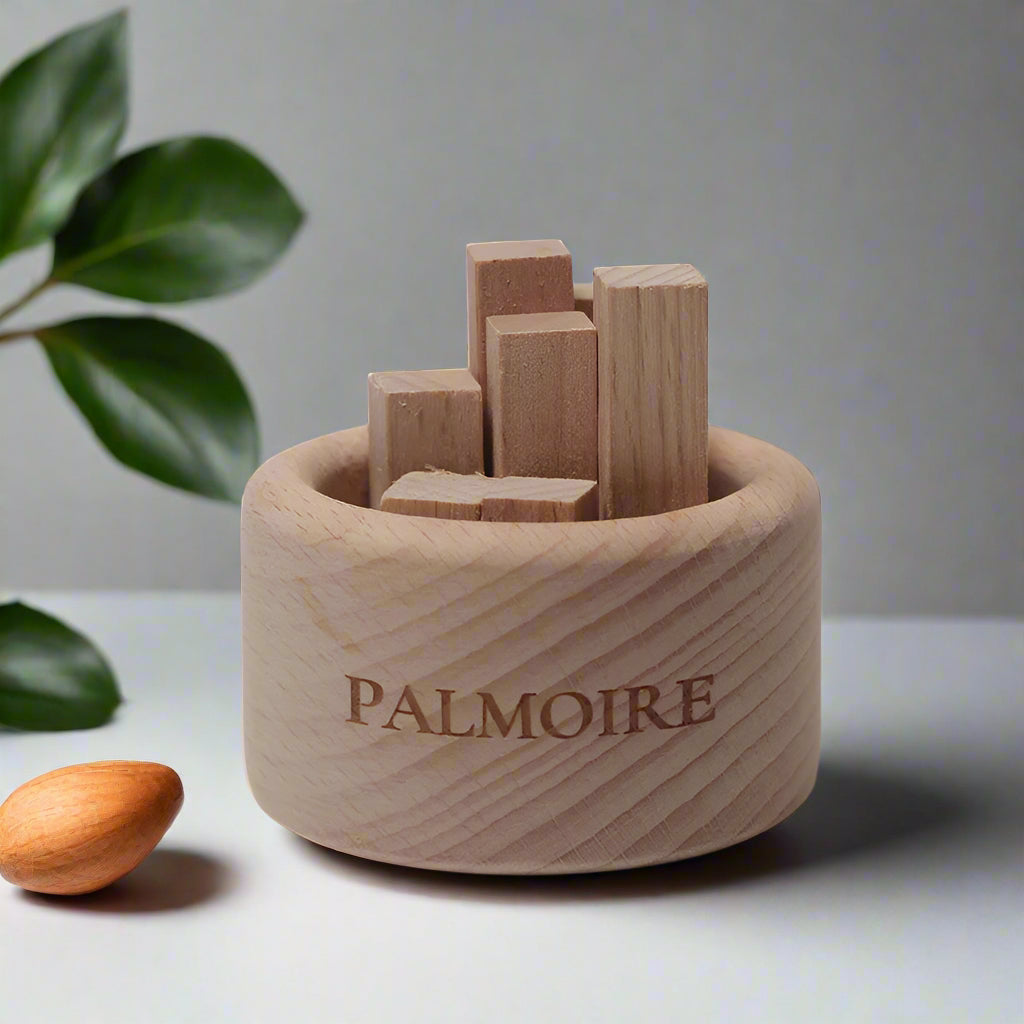 EcoNest Kitchen's sustainable beech wood essential oil diffuser with elegant design