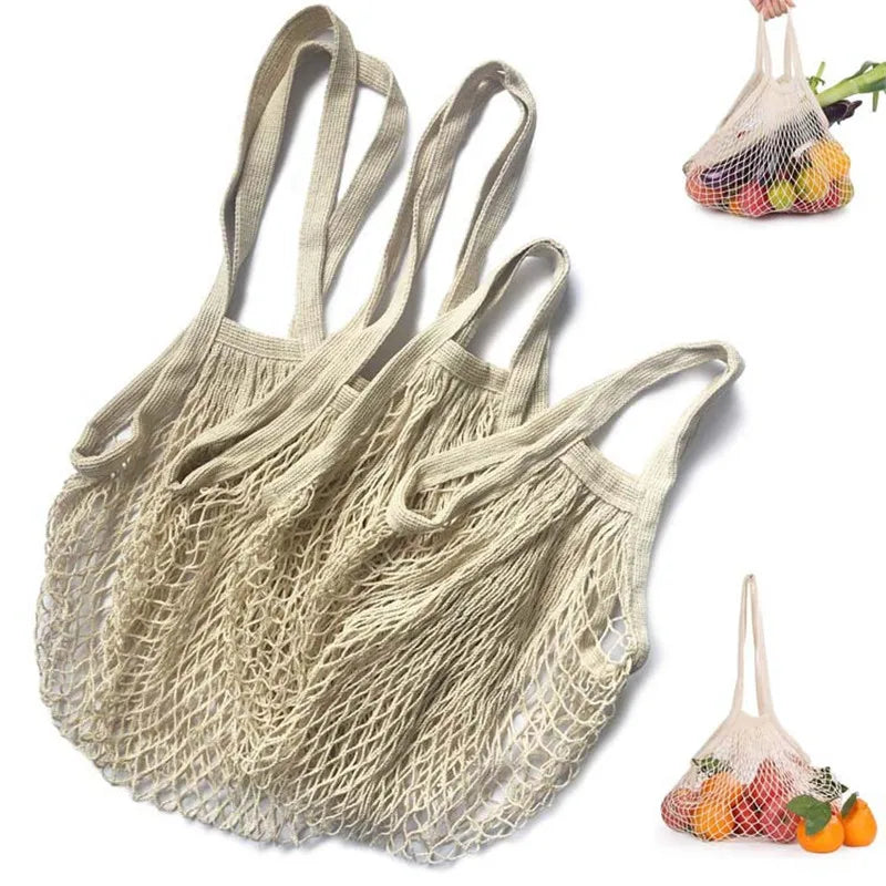 EcoNest Reusable Cotton Mesh Produce Bags for Fruits and Vegetables