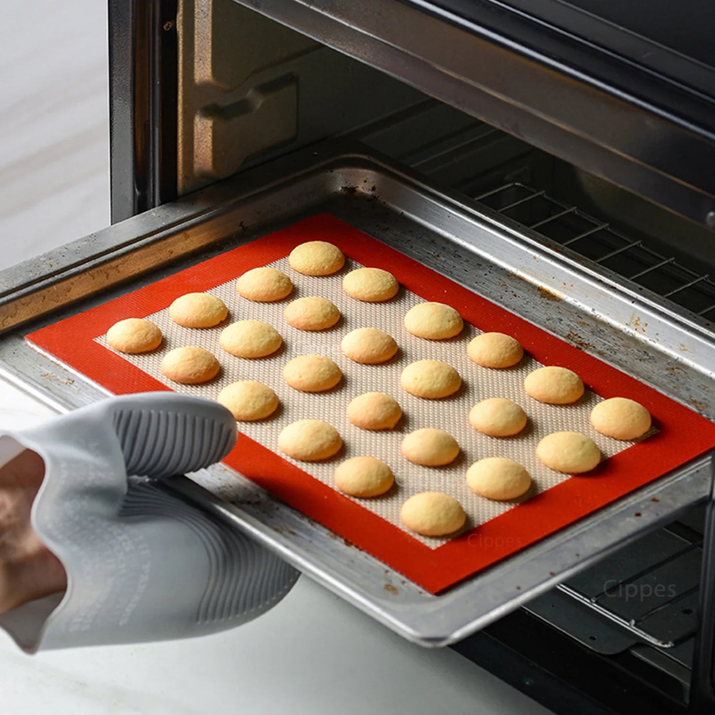 Cippes Silicone Baking Mats for Non-Stick Baking