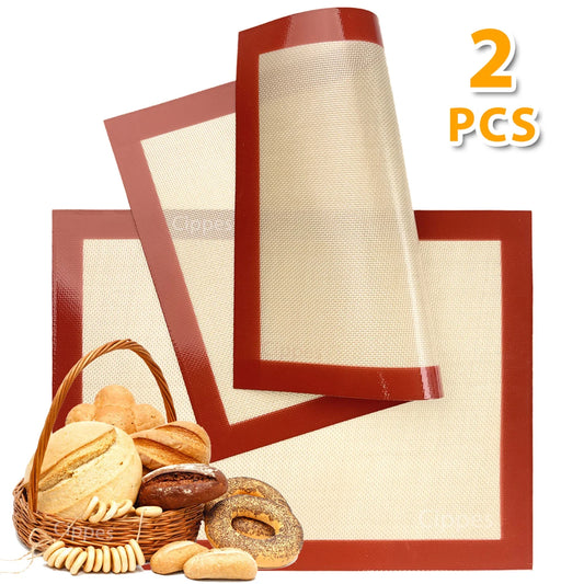 Cippes Silicone Baking Mats for Non-Stick Baking