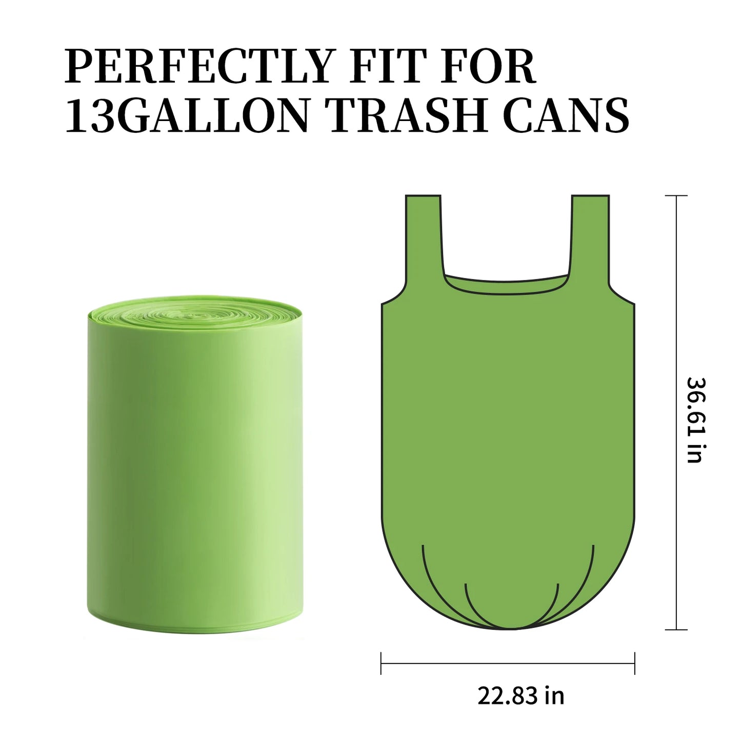 EcoNest Kitchen 13 Gallon Compostable Trash Bags